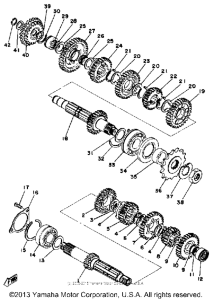 RD400E Трансмиссия