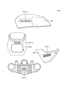 ZR400 Наклейки