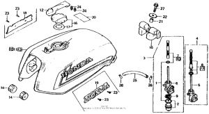 CB750 Топливный бак