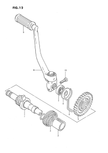 DS80 Ножной стартер