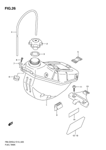 RM-Z250 Tank fuel