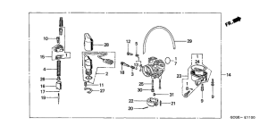 SGX50 Carburetor assy