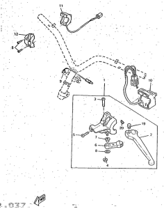 CW50RS Handle switch. lever