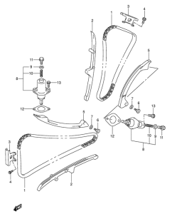 SV650 Держатель направляющей