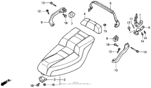 CN250 Сиденье