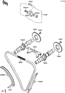 EN450 Распред вал