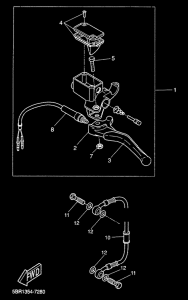 YQ50 Задний торм цилиндр