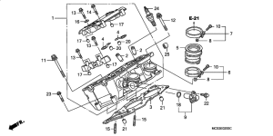 ST1300 Правая головка цилиндров
