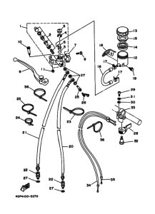 TZ250 Передний тормозной цилиндр