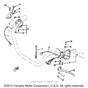 XS1100LH Handle switch-lever
