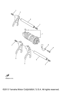 FZS6YCL Копирный вал