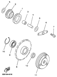YP125 Стартер