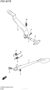 VL1500 Подножка