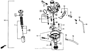 XR200R Carburetor 86-93