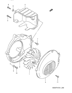 AG50 Вентилятор охлаждения
