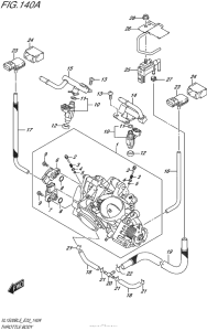 VL1500B Корпус Дросселя