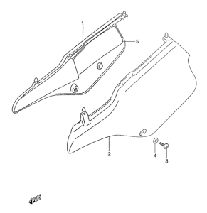 SMX50 Обтекатель задний