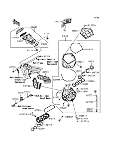 ZX1000 Воздушный фильтр