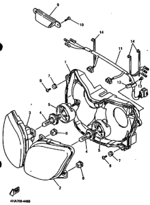 YZF750R YZF750RJ Phare
