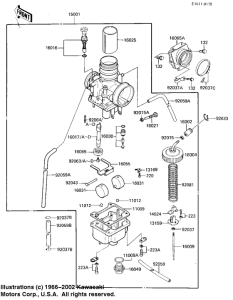 KX125 Carburetor assy