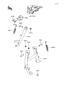 EX250 Подножка
