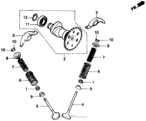 CH150D Распределительный вал