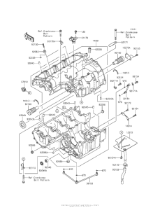ZR800 Картер двигателя