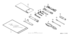 VT750CA Инструмент