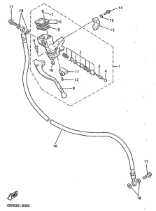 GTS1000 Front master cylinder 3