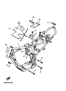 RT100 RT100H Frame comp