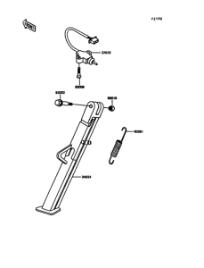 KL600 Подножка