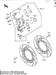 ZX600 Передний суппорт
