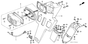 MTX125 Taillight unit ass`y