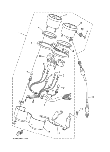 YBR125ED Приборы