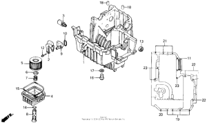 CMX450 Lower crankcase