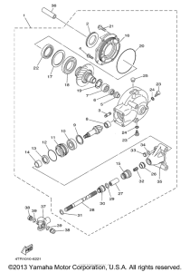 XVS650A Ведущий вал