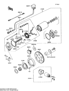 VN750 Стартер
