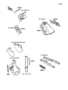 KMX125 Наклейки