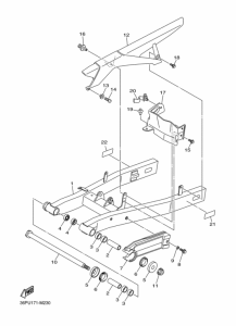 XJ6F FZ6RD Задний рычаг и подвеска