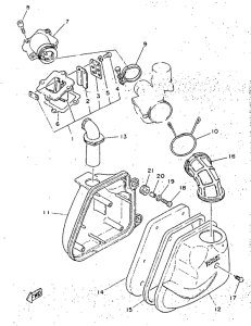 YN50R Впускная система