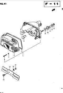 GS450 Задний комбинированный сигнал