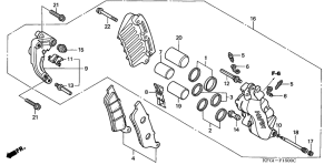 FES250 Передний суппорт