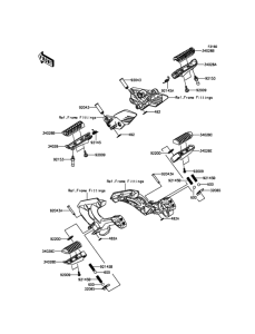 ZG1400 Подножки