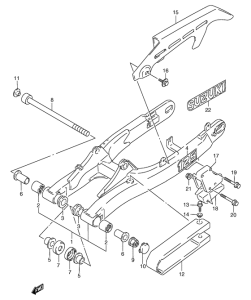 TS125 Маятник задний