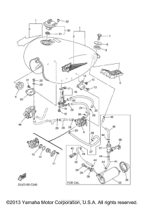 XV250 Топливный бак