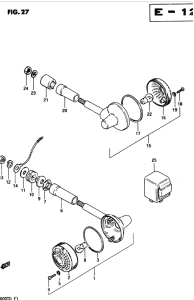 GSX400 Поворотники