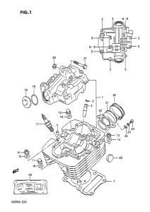 DR200 Головка цилиндров