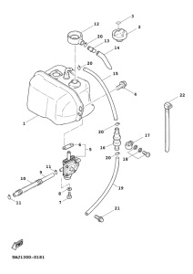 XC125FD Топливный бак