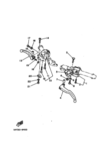 RZ350 RZ350U Interruptor  manillar&palanc