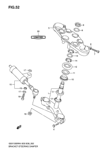 GSX1300R Bracket - steering damper